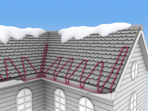 屋面融雪效果圖
